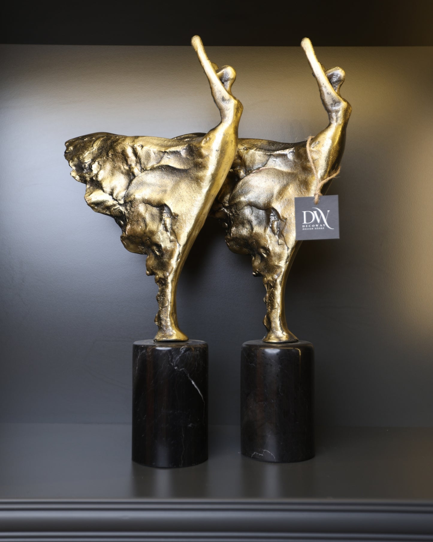 2’li Bronz Dans Eden Figür