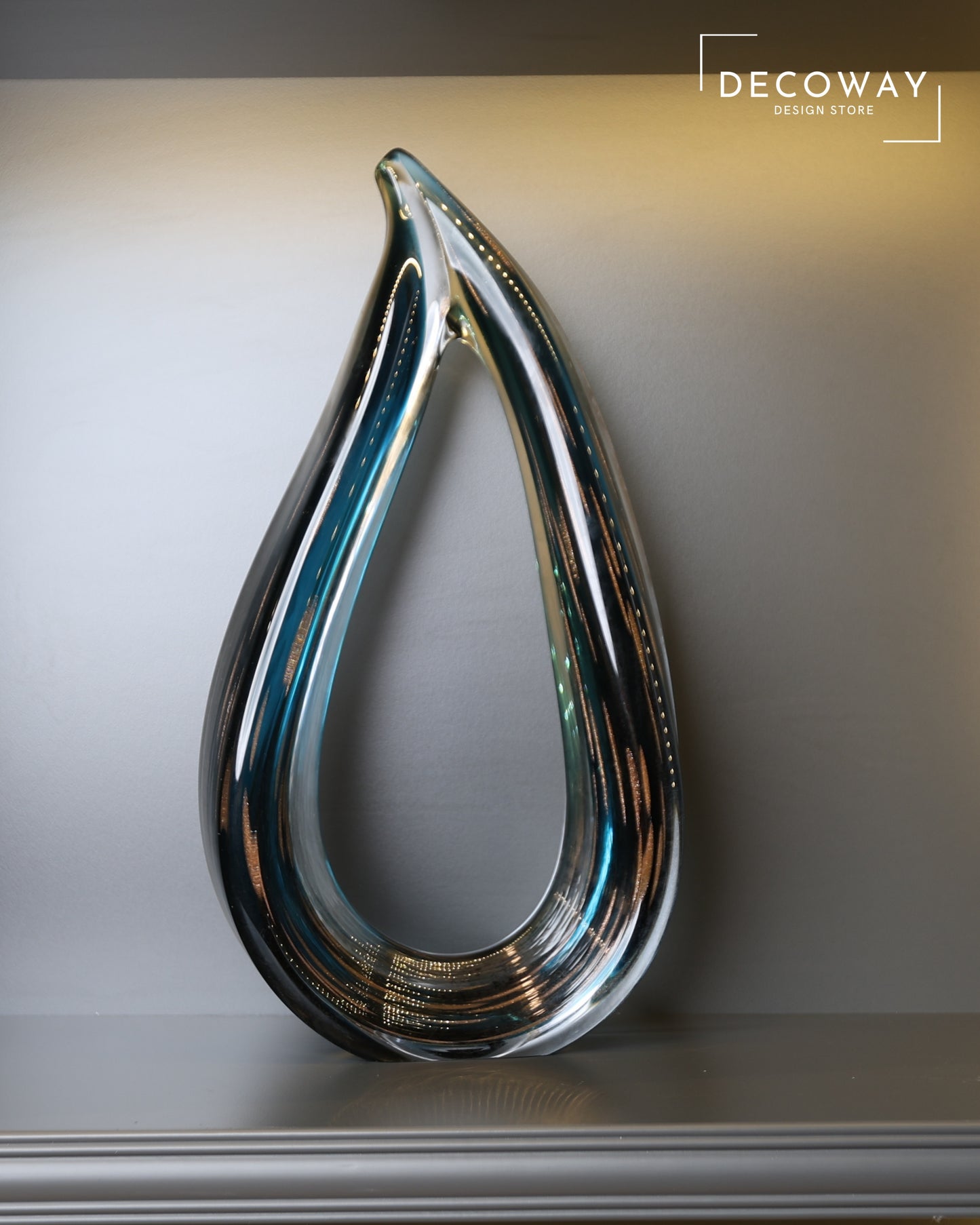 Cam Damla Dekoratif Obje