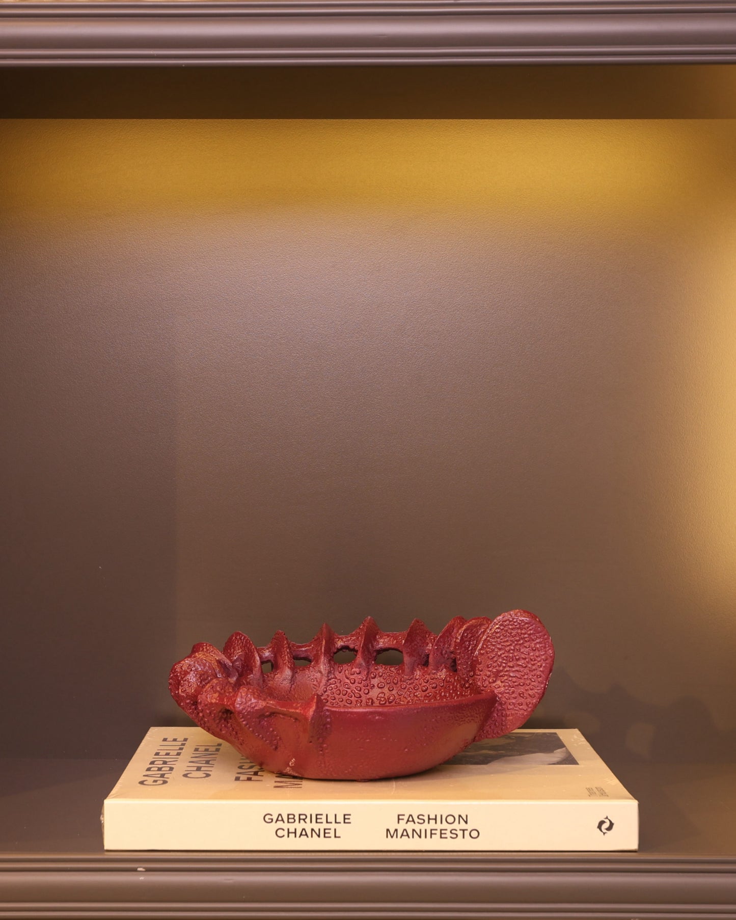 Wave Bowl Trio – Bordo Dalga Formlu Dekoratif Tabak Seti