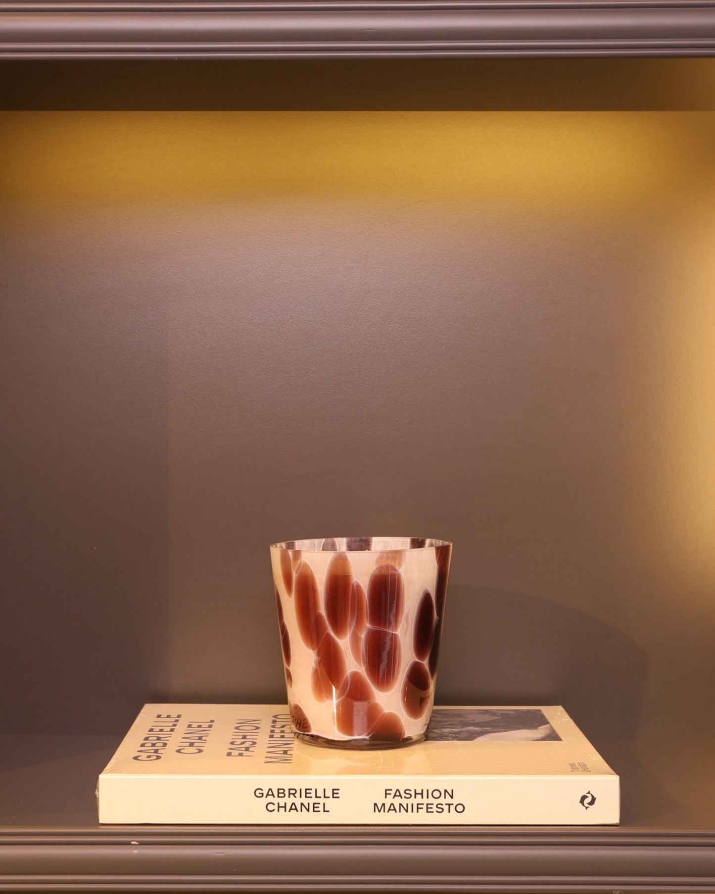 Amber Pattern Candle – Desenli Cam Mumluk