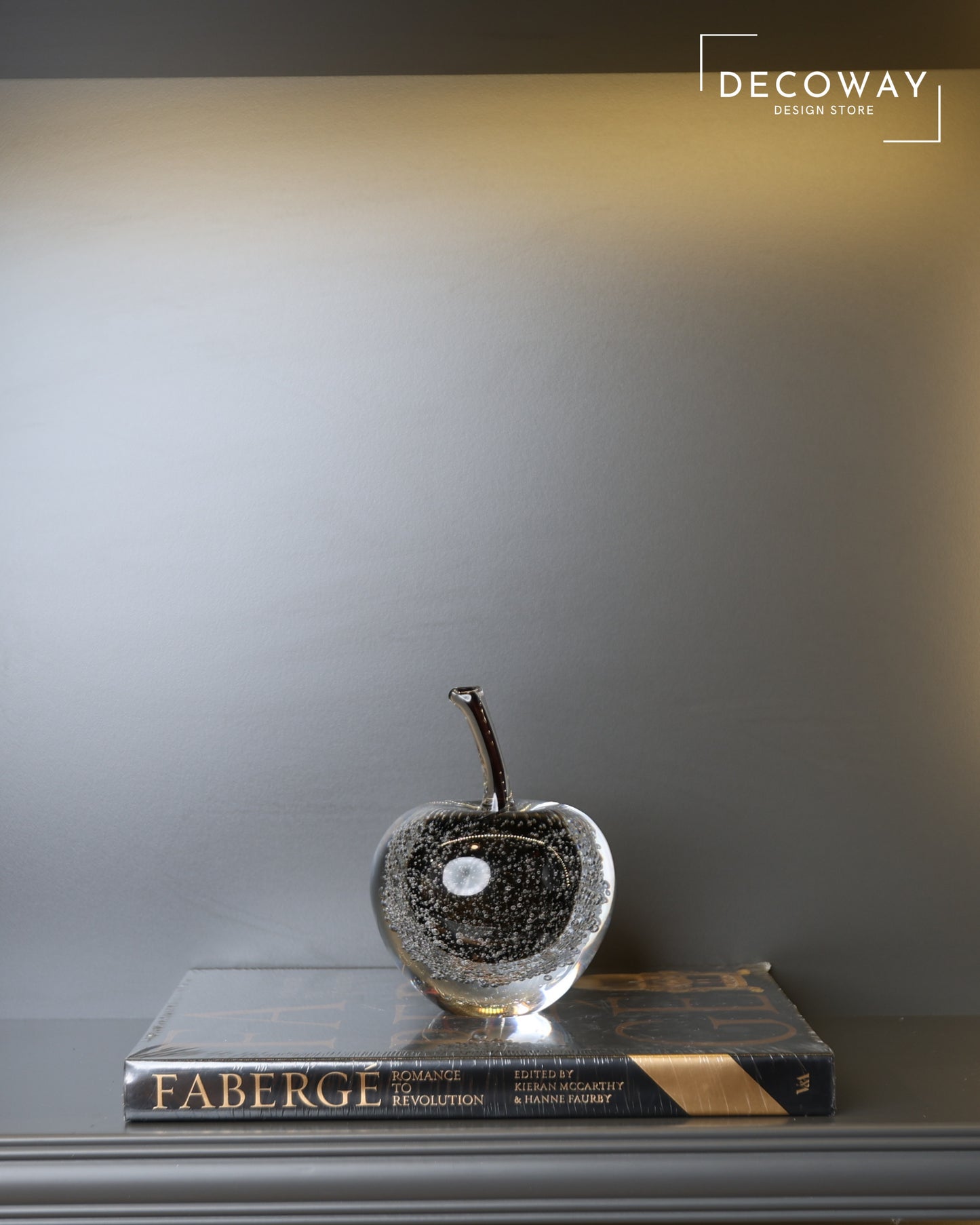 Silver Crystal Apple – Gümüş Kristal Dekoratif Elma