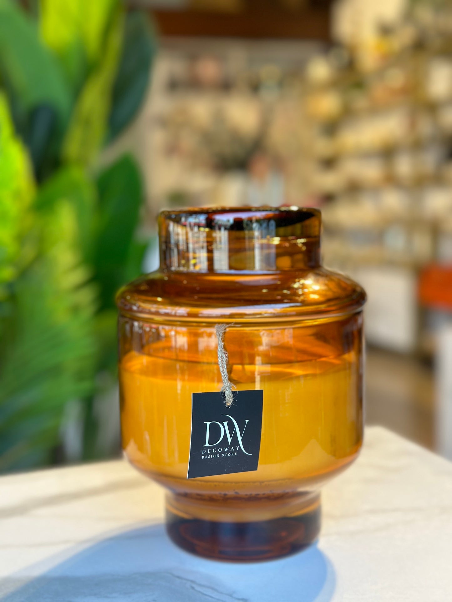 Amber Cam İkili Mum Seti