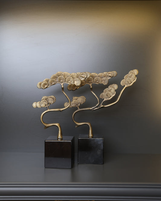 Altın Ağaç Form Dekoratif Obje