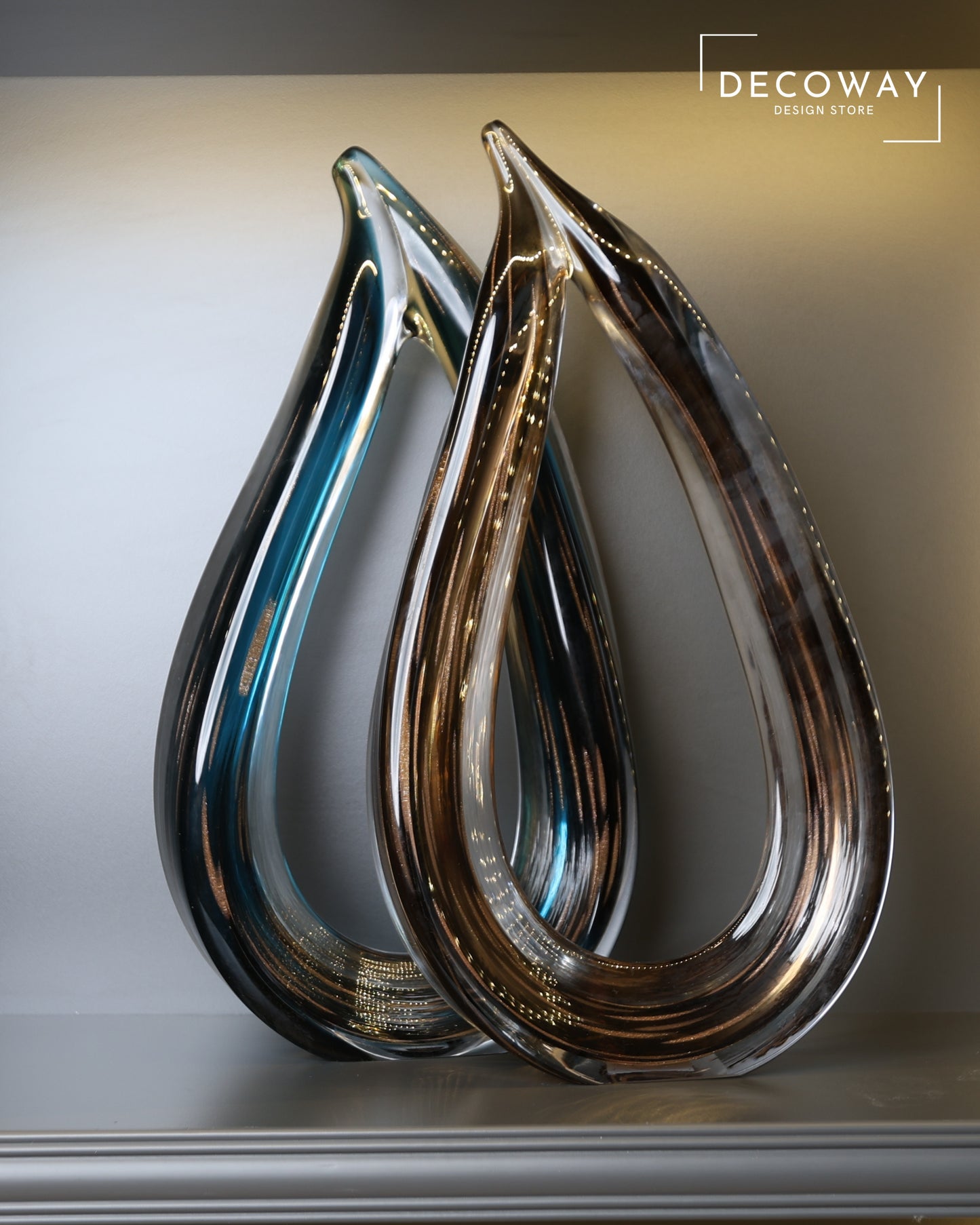 Cam Damla Dekoratif Obje