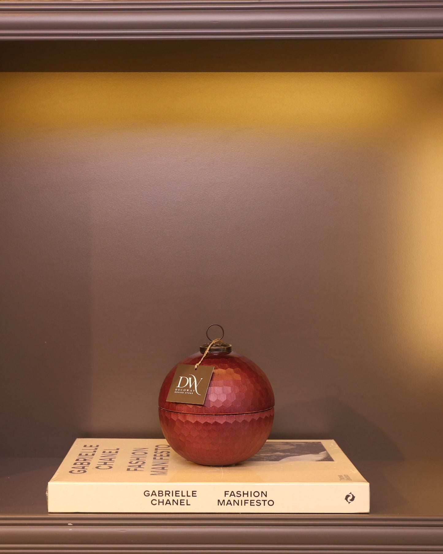 Matte Bordeaux Candle – Bordo Mat Cam Kavanoz Mum