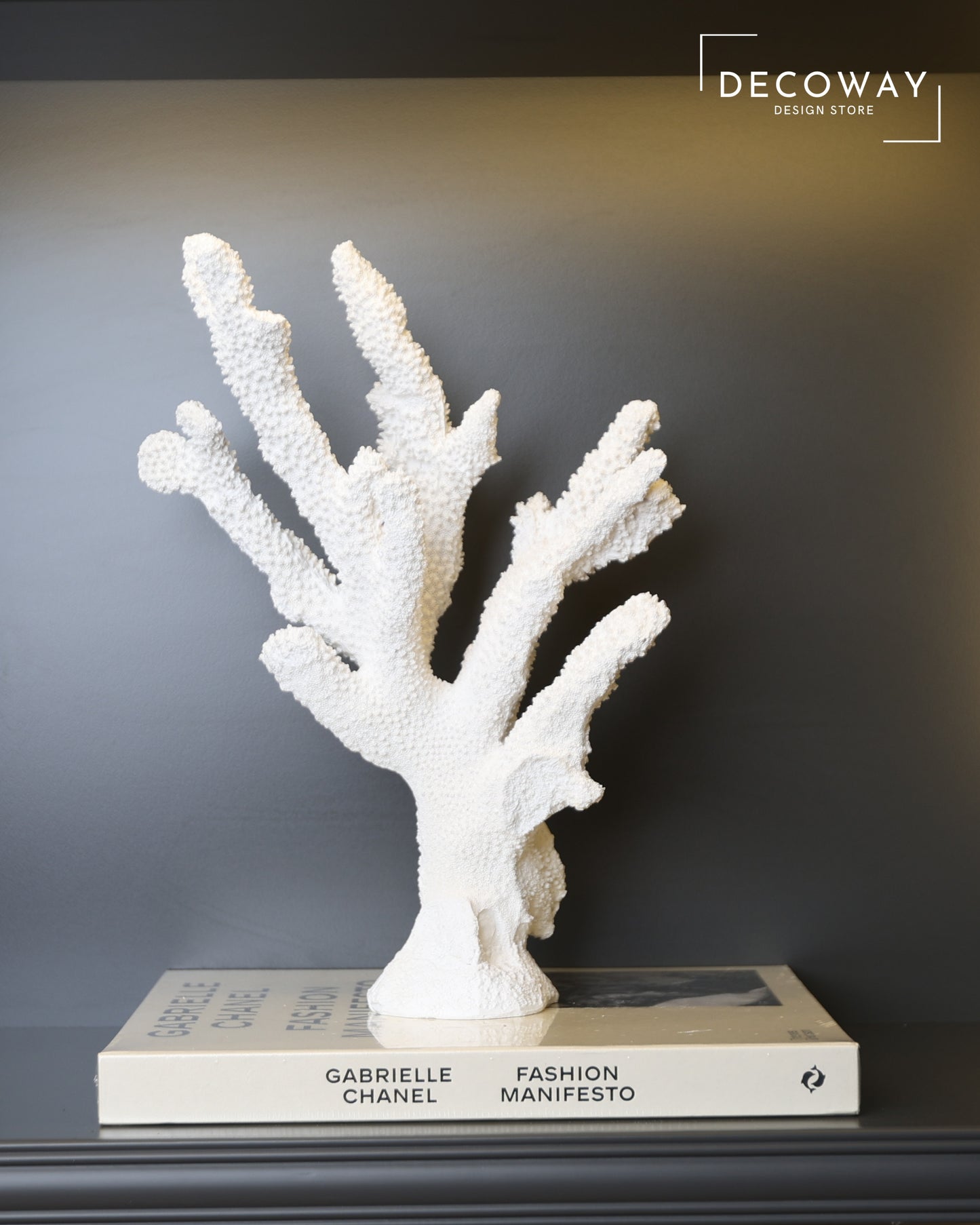 White Branch Coral – Beyaz Dikey Mercan Obje